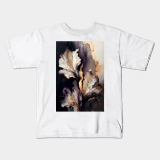 Lily's Bloom - Resin Art Kids T-Shirt